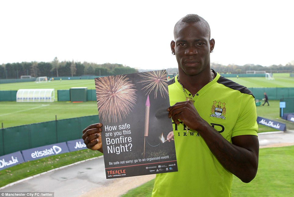 BALOTELLI FIREWORKS